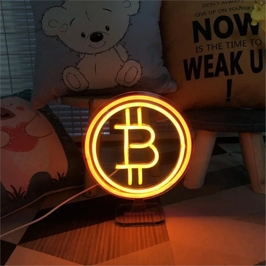 Bitcoin LED Aufsteller